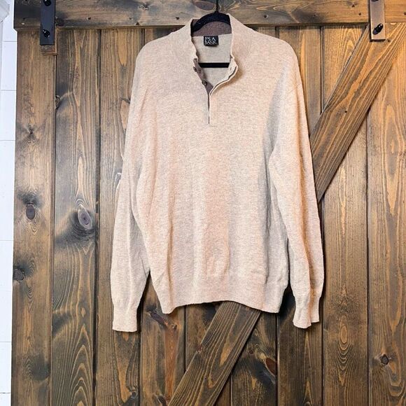 Jos A Bank Lambswool Blend Mockneck Sweater - Picture 1 of 3